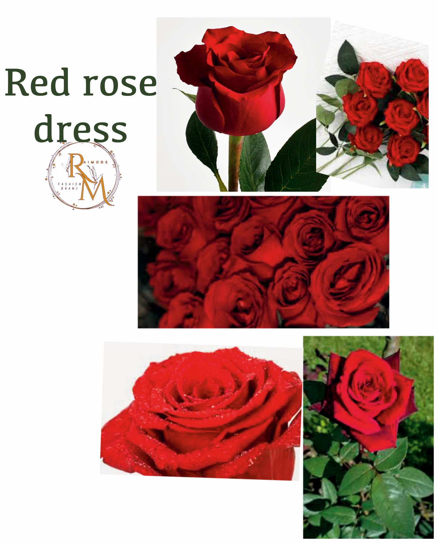 "The Red Elegance Dress Inspired by the Rose"