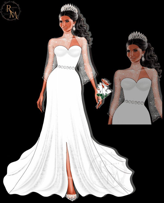 Royal Bridal Gown – Luxurious Digital Design for Weddings - RAIMODE